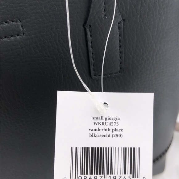 Kate Spade Vanderbilt Place Sm Giorgia Tote Black - Picture 5 of 6